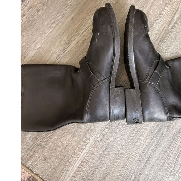 Vintage Harley Davidson Leather Motorcycle Engineer Boots Mens 10.5 main image 6